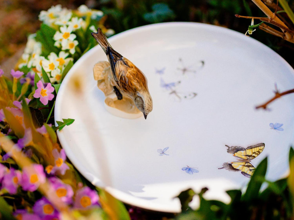 Bird drinking bowl Majolica | Papilio