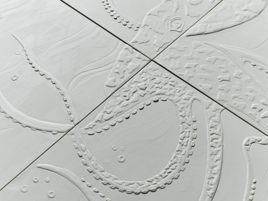 Fliesenbild | Octopus | 4-teilig