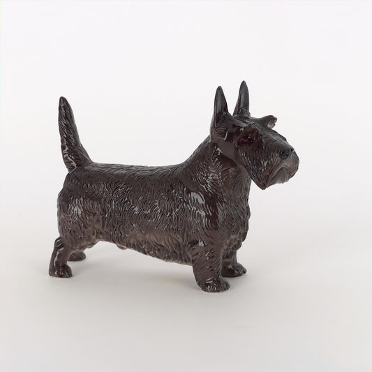 Scotch Terrier | 631 | 15 cm | Unterglasurmalerei | Ausführung II in schwarz