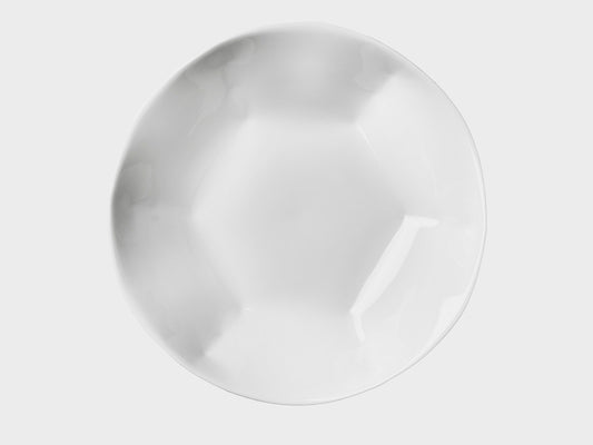 Suppenteller | 22 cm | 1818/5 | aussen weiss biskuit und innen glasiert