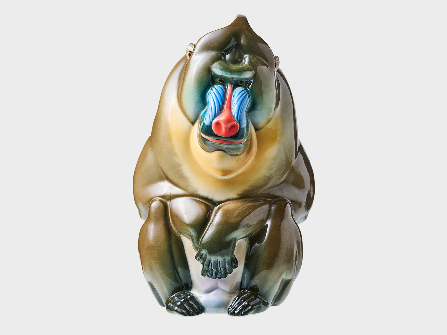 Mandrill | 472 | 23 cm | Unterglasurmalerei