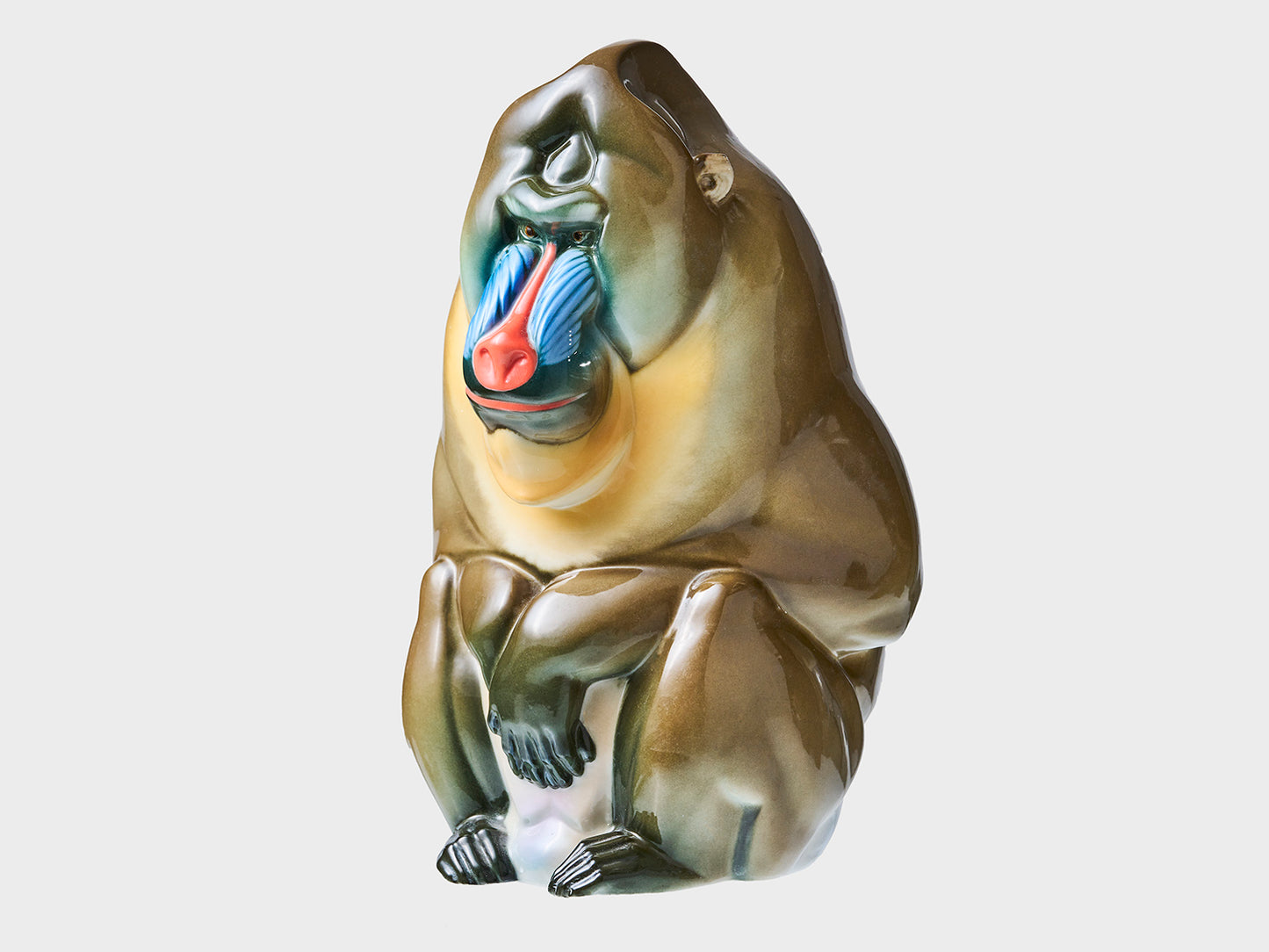 Mandrill | 472 | 23 cm | Unterglasurmalerei