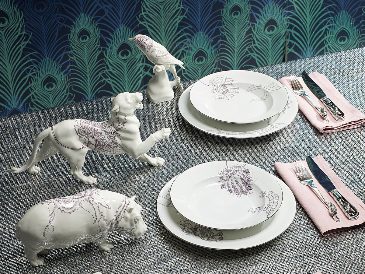 Plate | Lotus | Flowers of Life | 21 cm