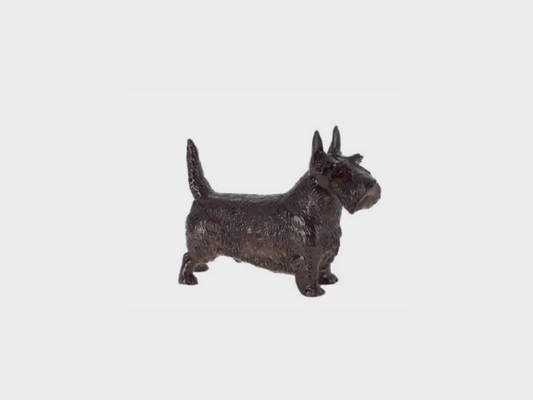 Scotch Terrier | 631 | 15 cm | Unterglasurmalerei | Ausführung II in schwarz