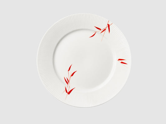 Plate | Red Bamboo | 27 cm