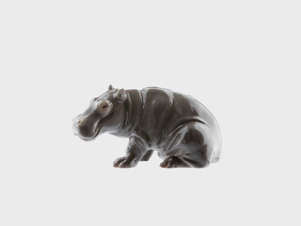 Junges Nilpferd | 992 | 7 cm | Unterglasurmalerei