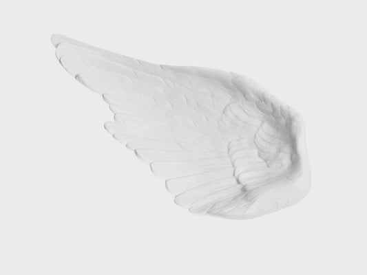 Flügelschale | 23 cm | 1735 | weiss biskuit