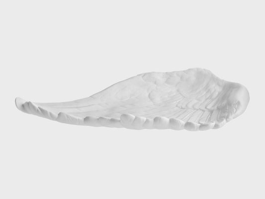 Flügelschale | 23 cm | 1735 | weiss biskuit