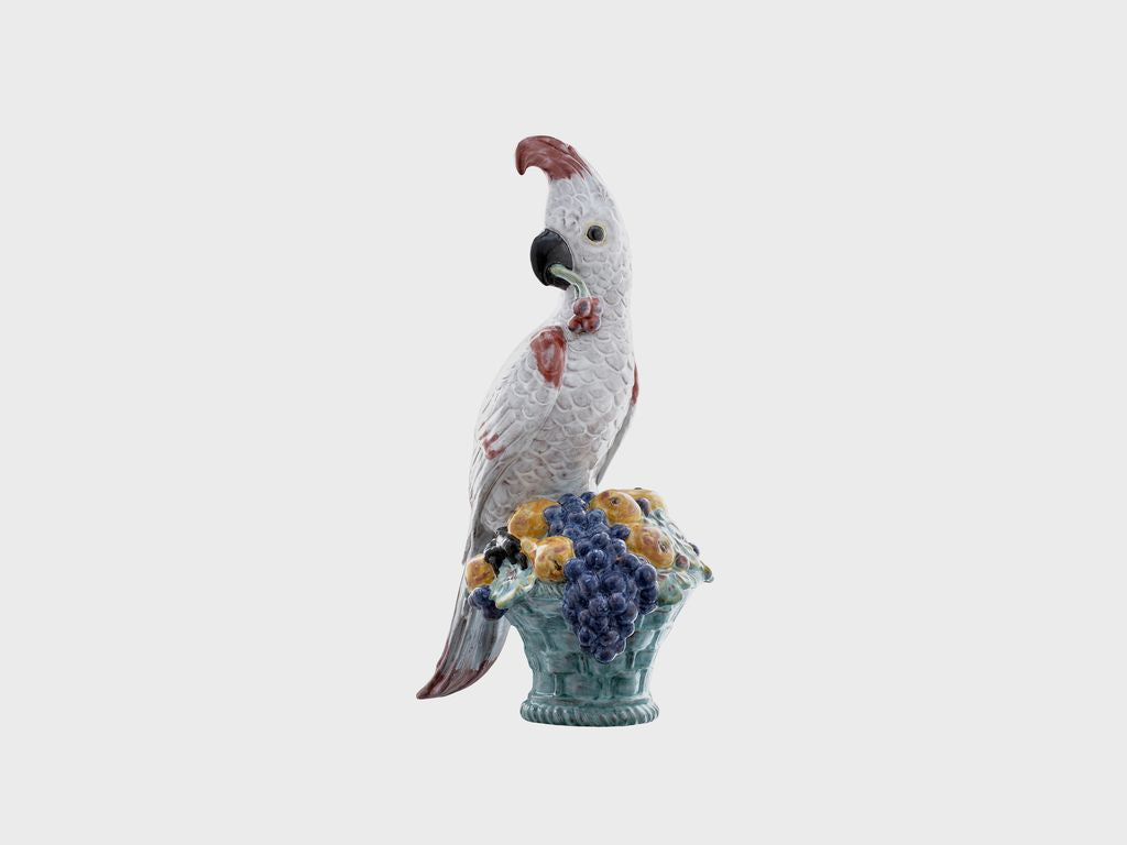 Papagei mit Kirsche | M1/I | 54cm | handbemalt