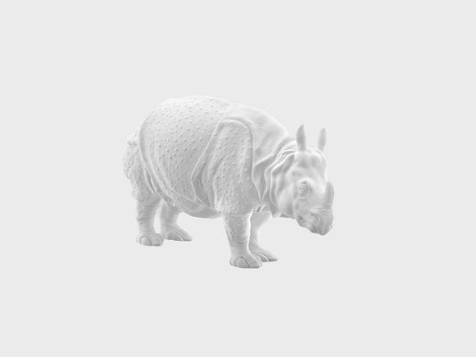 Rhinozeros Clara | 1826Q | 21 cm | weiss biskuit