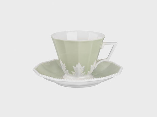 Kaffee-Tasse | 81/2 | 0,13 l |Fond grün