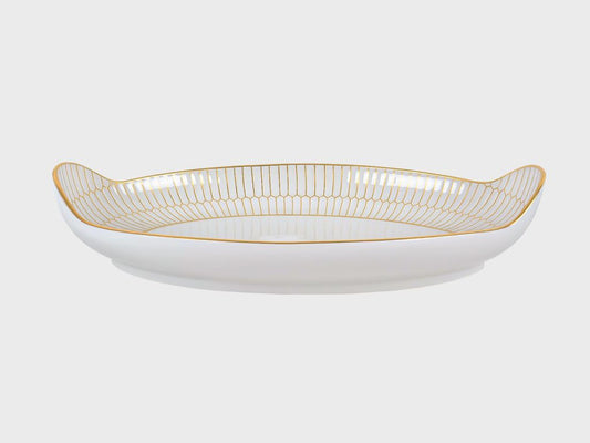 ovale Platte | 5 | 37 cm | 2363 | Honeycomb Gold