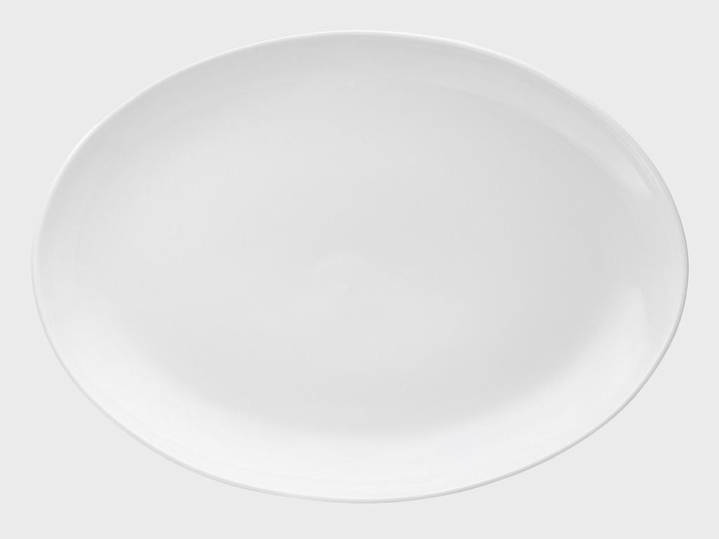 ovale Platte 7 | 1131 | 2627 | weiss biskuit glasiert