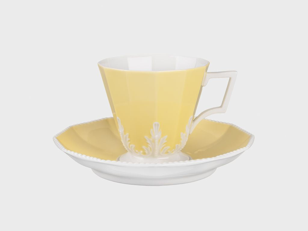 Café au lait Tasse | Perl | Symphonie Gelb