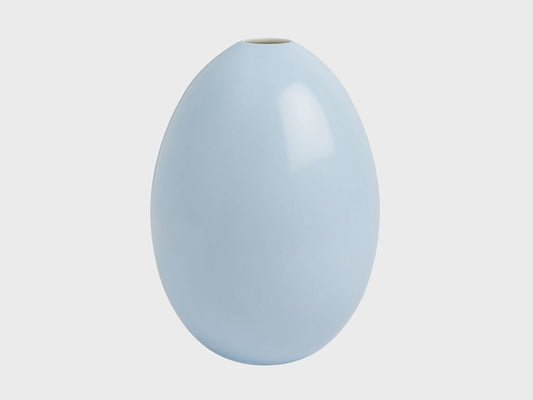 Eivase | 15 cm | 1716/2 | 2658B | Fond-Aufglasur Eisblau matt