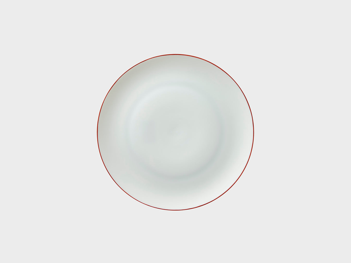 Teller Coupe | Lotos | Roter Farbrand | 16 cm