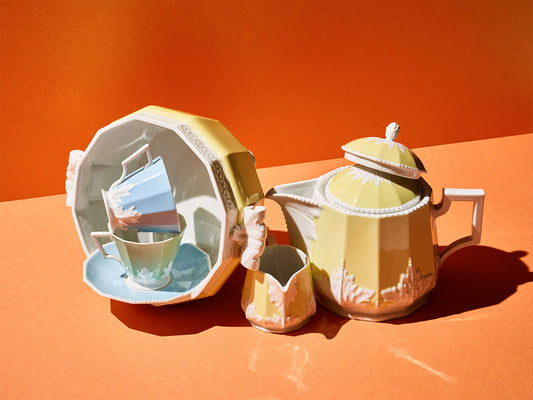 Teetasse | Perl | Symphonie Blau