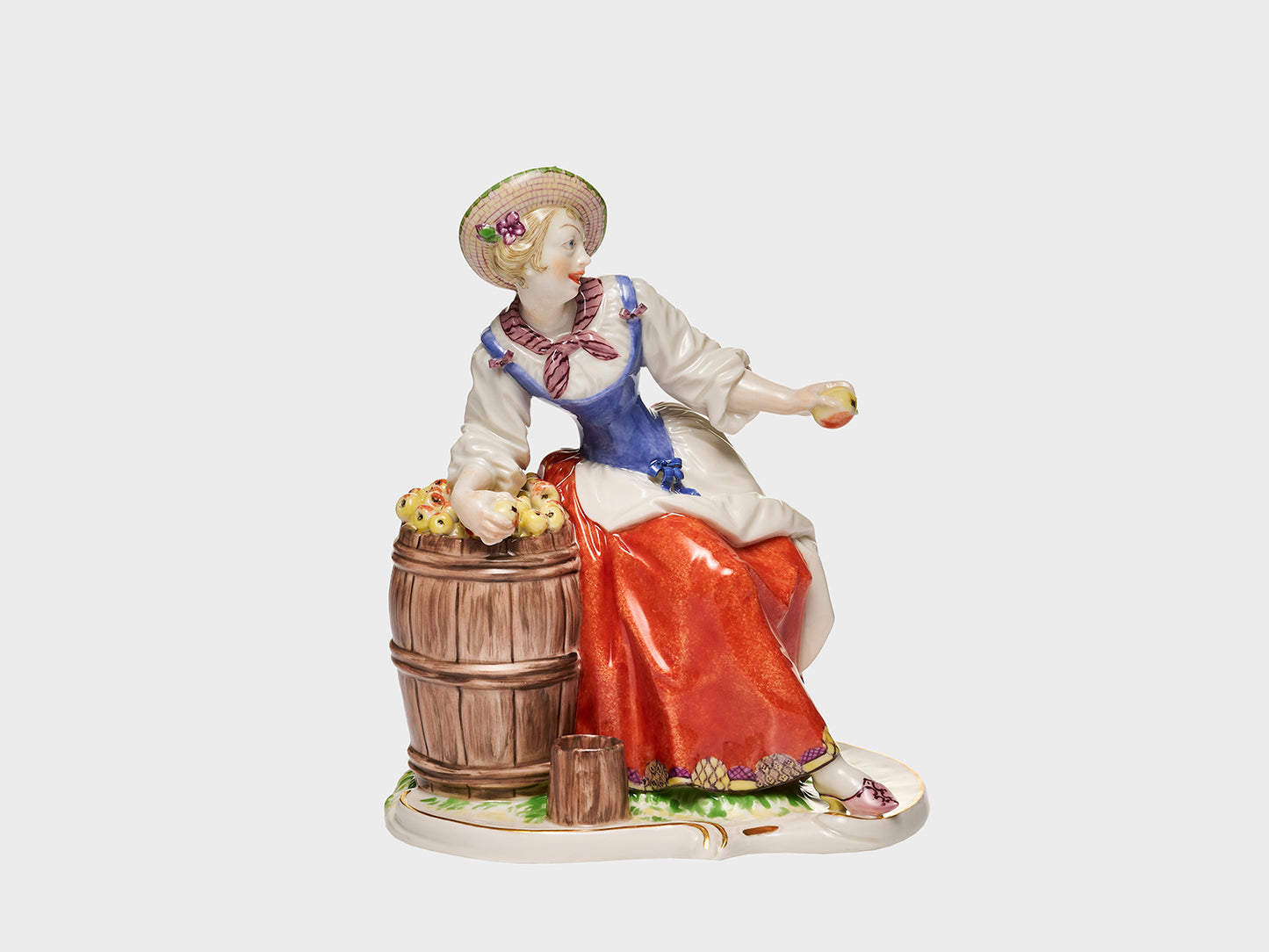 Apfelverkäuferin | 311 | 15 cm | handbemalt
