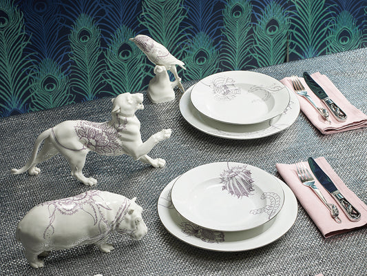 Plate | Lotus | Flowers of Life | 21 cm