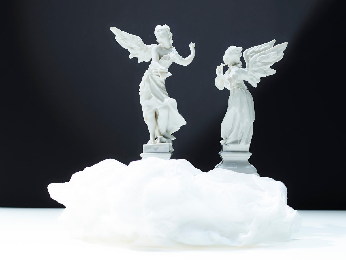 Engel mit Flöte – Porzellan Manufaktur Nymphenburg