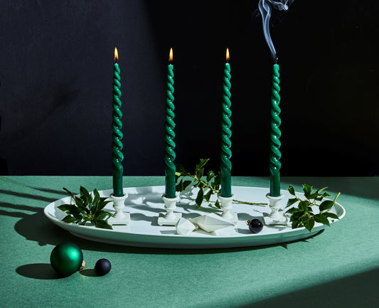 Set of 4 Advent candlesticks