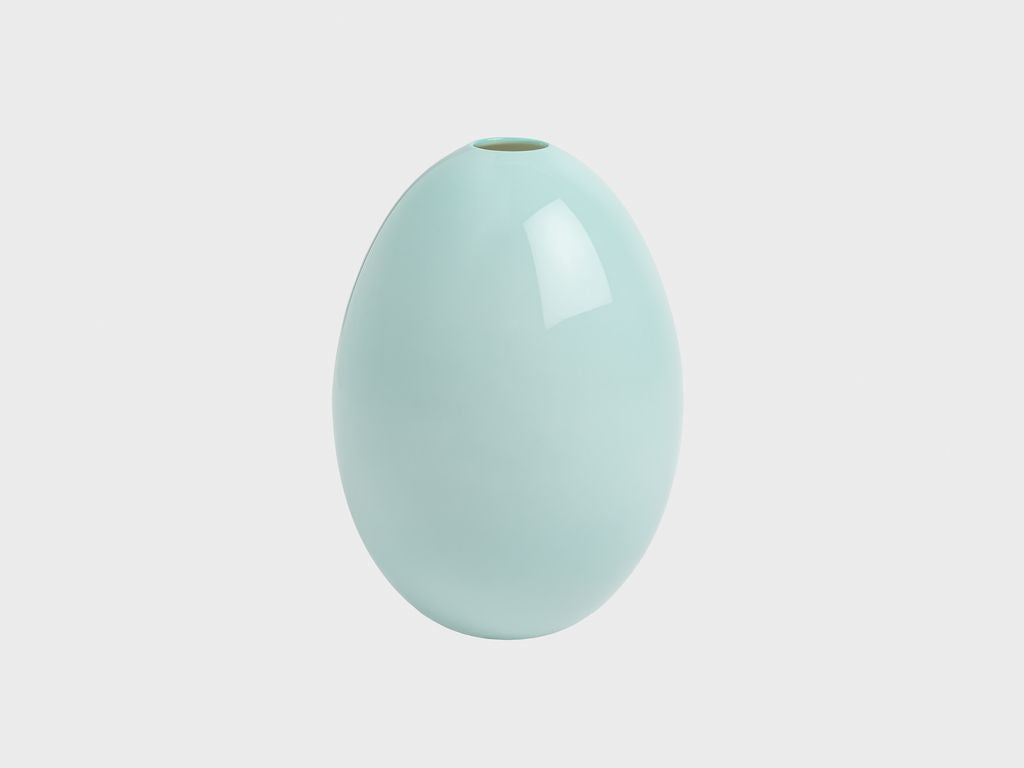 Egg vase | Robins egg dark | M