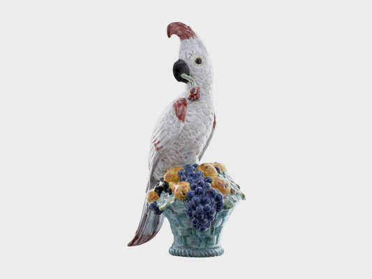 Papagei mit Kirsche | M1/II | 106cm | handbemalt