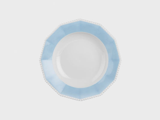 Plate deep | Perl | Symphony blue | 25 cm