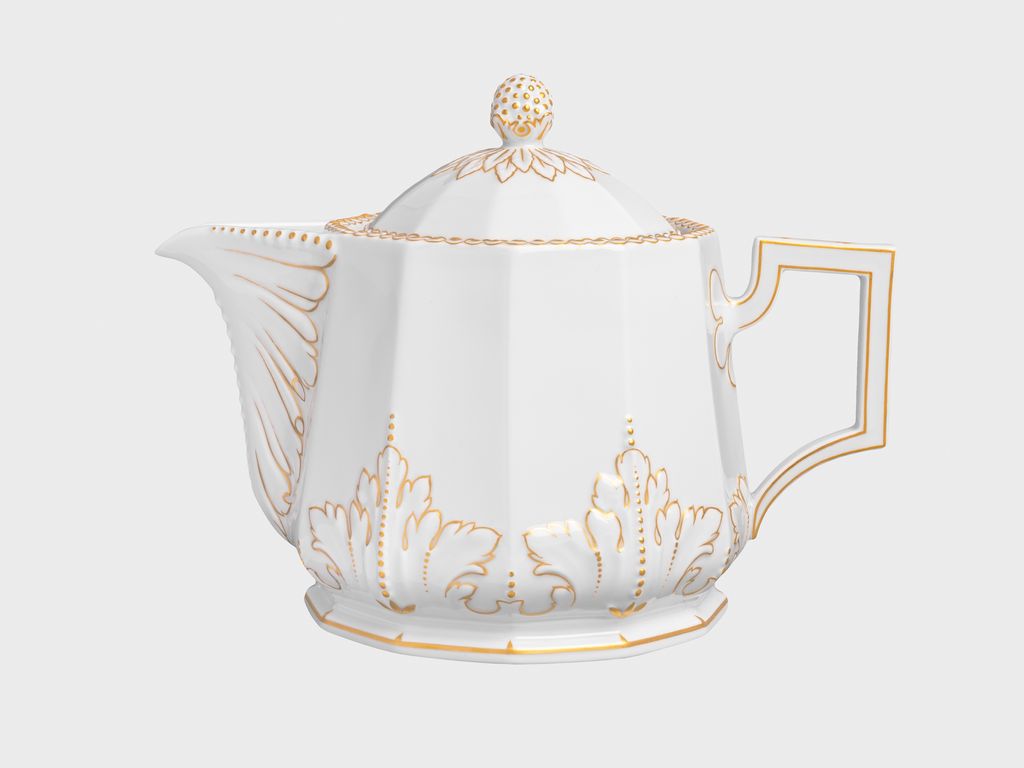 Tea pot | Perl | Gold
