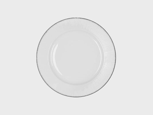 Teller |  Adonis | Schwarze Zacken | 25 cm