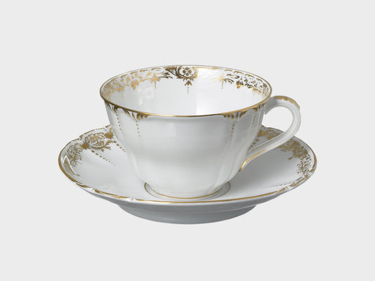 Coffee / Tea cup | Rococo | Brocade Gold