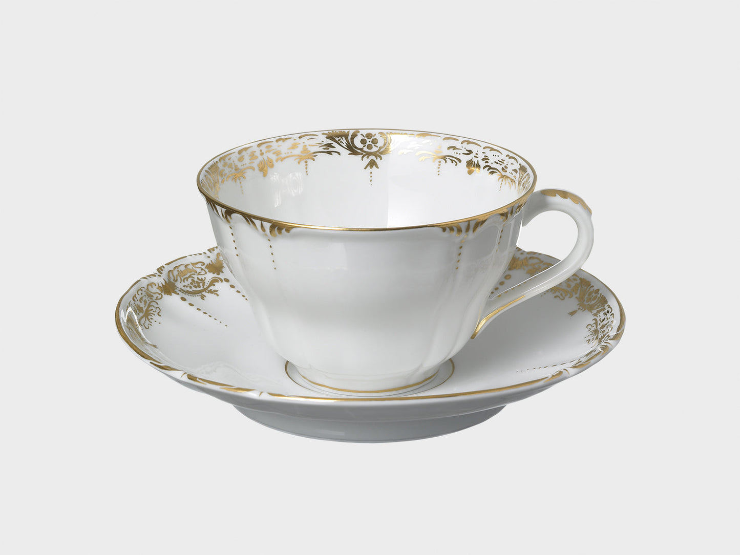 Kaffee / Teetasse | Rokoko | Brokat Gold