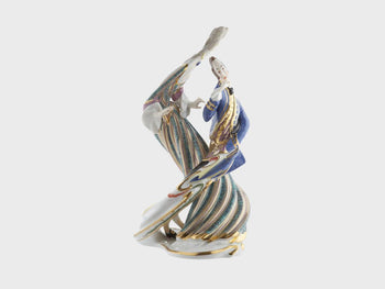 Bustelli Twisted, Wim Delvoye aus Porzellan, glasiert