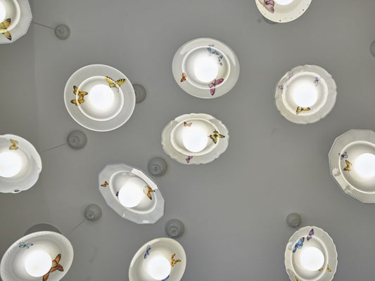 Pendant lamp with plates Galilei