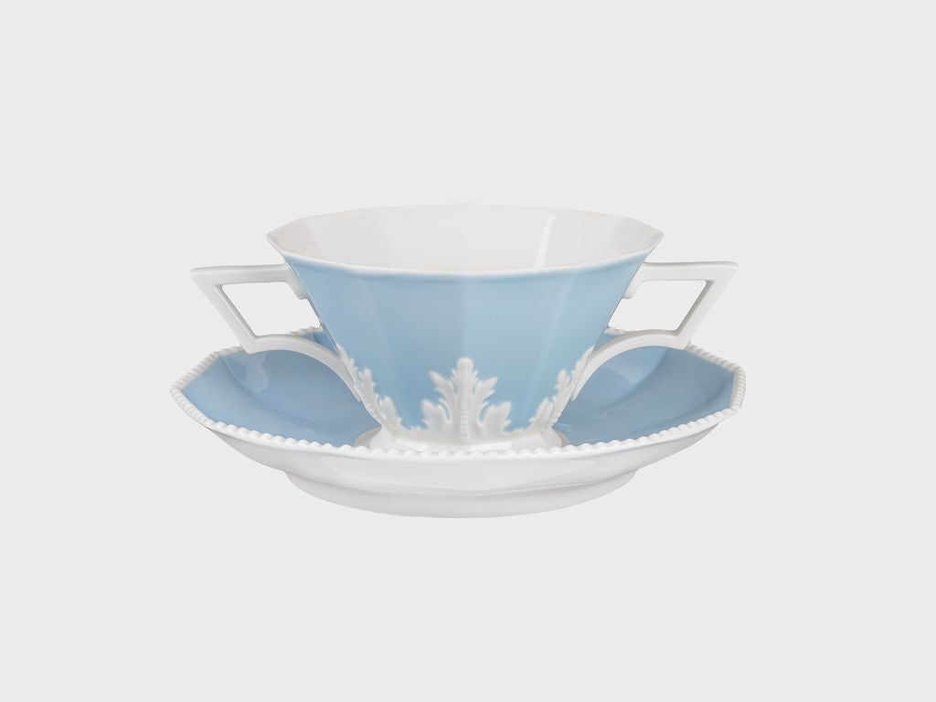 Soup cup | Perl Symphony blue