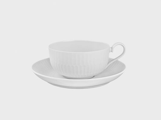 Tee-Tasse | 208/2 | weiss biskuit glasiert