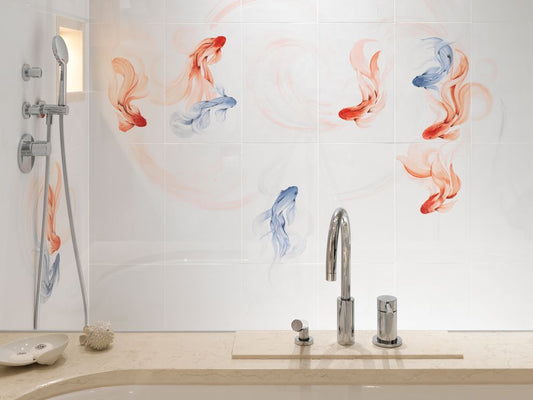 Wandfliese | Dancing Fish