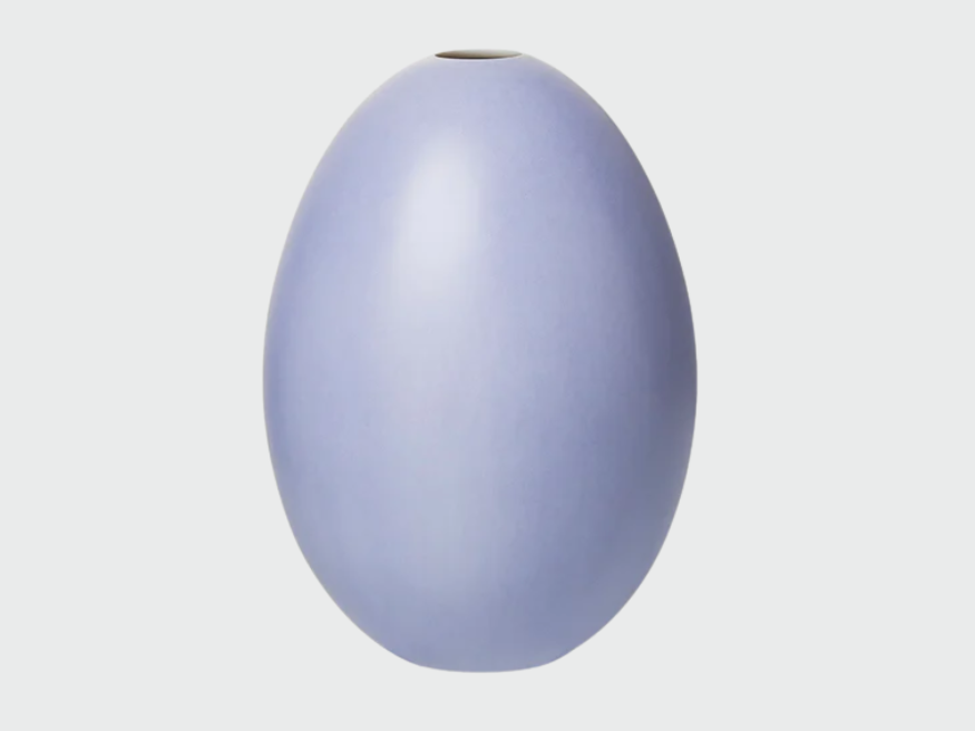 Egg vase | Blue Calcedony | L