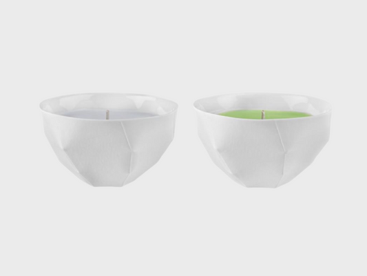 Set of 2 bowls with scented candles | Lightscape