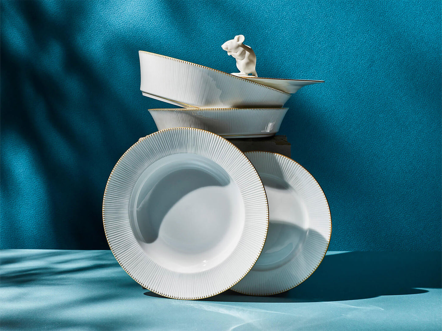 Teller | Adonis | Goldzacken | 16 cm
