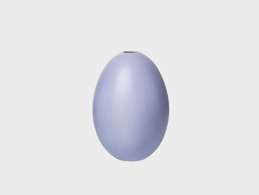 Egg vase | Blue Calcedony | M