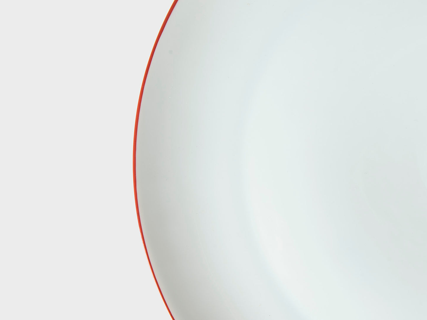 Teller Coupe | Lotos | Roter Farbrand | 16 cm