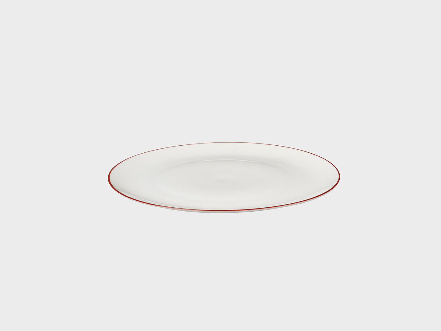 Teller Coupe | Lotos | Roter Farbrand | 16 cm