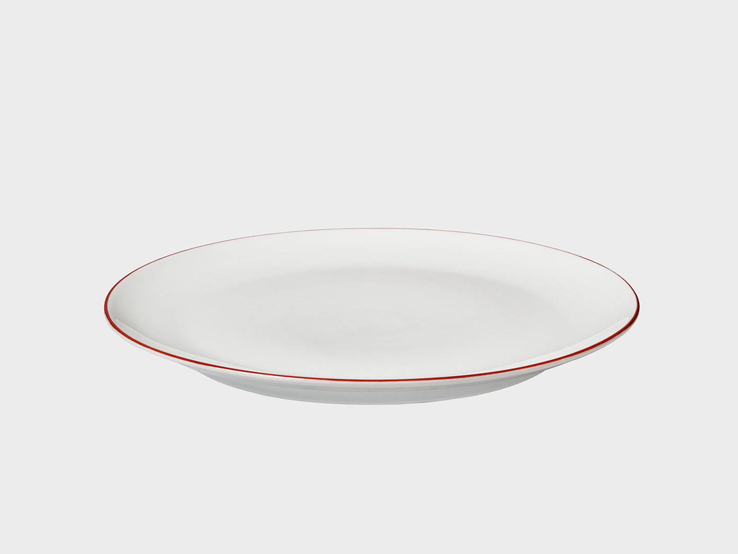 Teller Coupe | Lotos | Roter Farbrand | 21 cm
